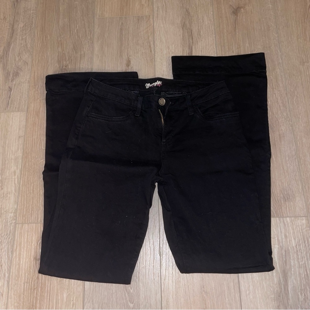 Black Wrangler bootcut jeans size 7 x 34